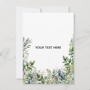 Create Your Own Botanical Design Card