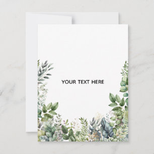 Create Your Own Botanical Design Card