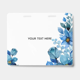 Create Your Own Botanical Design ID Badge