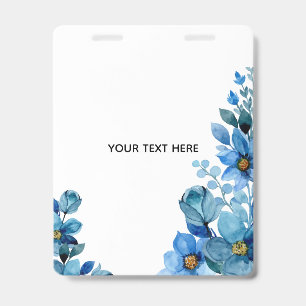Create Your Own Botanical Design ID Badge