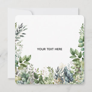 Create Your Own Botanical Design Invitation