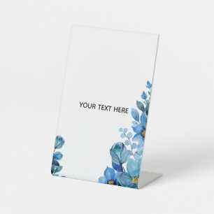 Create Your Own Botanical Design Pedestal Sign