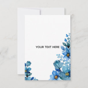 Create Your Own Botanical Design RSVP Card