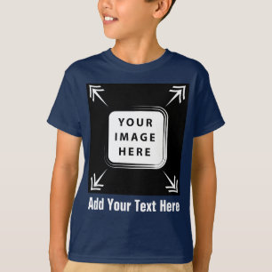 Create Your Own Boys T-Shirt Add Image Photo Text
