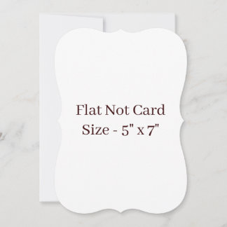 Create Your Own Bracket 5" x 7" Flat Card