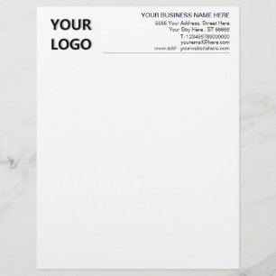 Create Your Own Branded Company Letterhead Example
