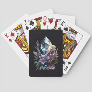Create Your Own Bright Crystals Playing Cards