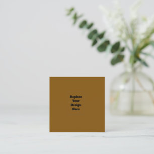 Create Your Own Brown Appointment Card