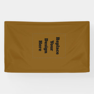 Create Your Own Brown Banner