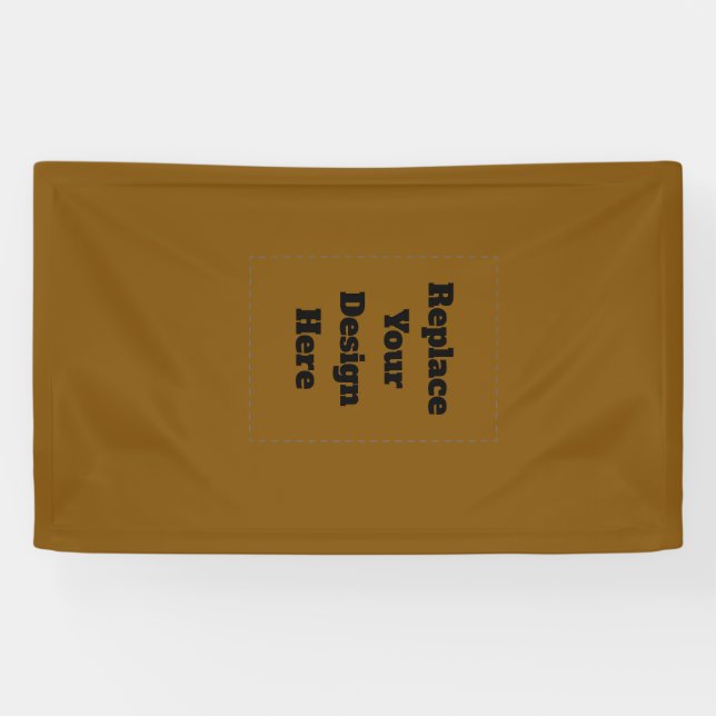 Create Your Own Brown Banner (Horizontal)