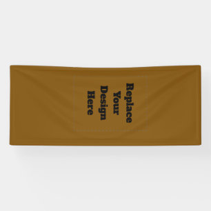 Create Your Own Brown Banner