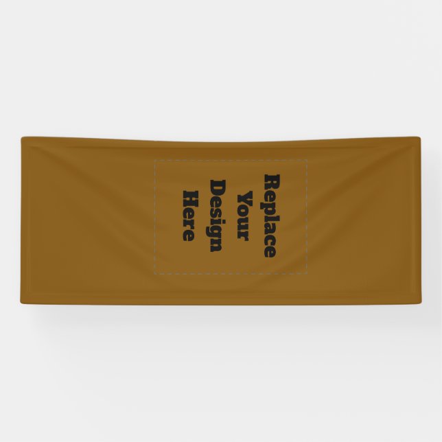 Create Your Own Brown Banner (Horizontal)