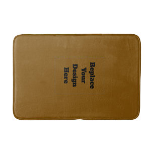 Create Your Own Brown Bath Mat