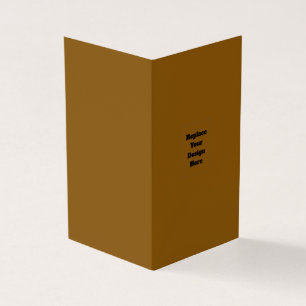 Create Your Own Brown Business Card
