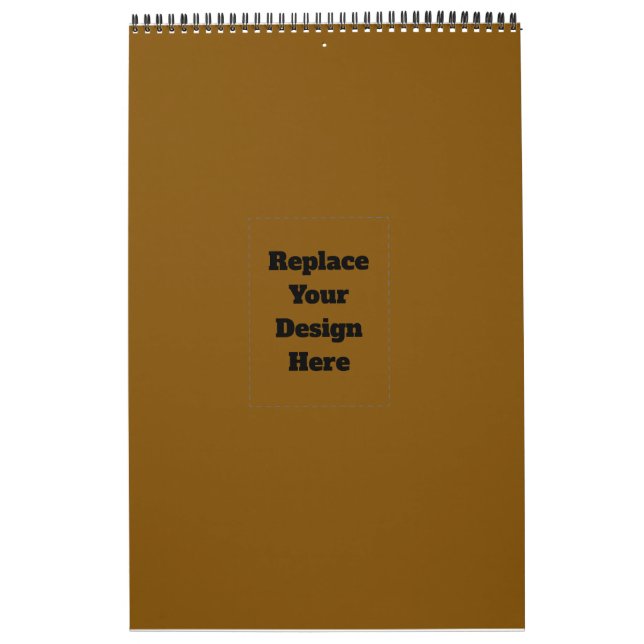 Create Your Own Brown Calendar (Cover)