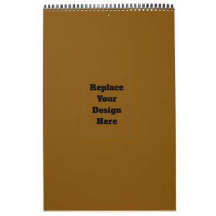 Create Your Own Brown Calendar
