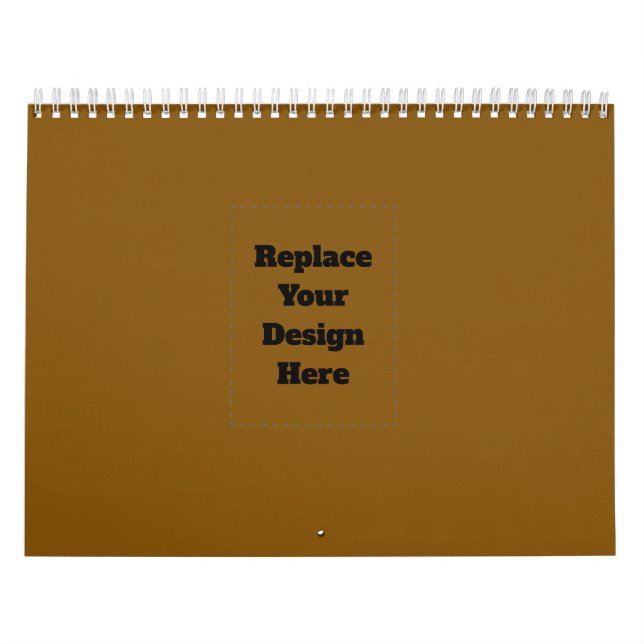Create Your Own Brown Calendar (Cover)