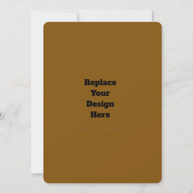Create Your Own Brown Card (Front)