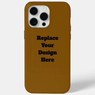 Create Your Own Brown iPhone 15 Pro Max Case