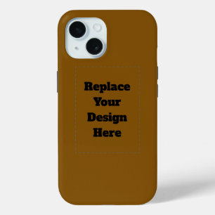 Create Your Own Brown iPhone 15 Case