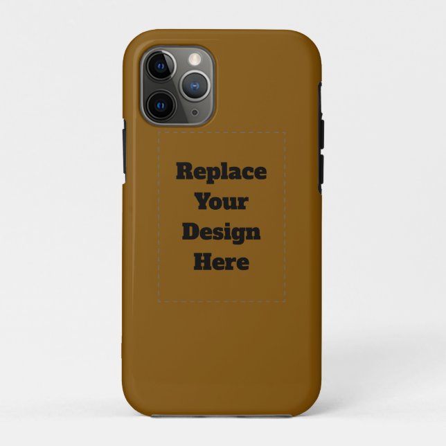 Create Your Own Brown Case-Mate iPhone Case (Back)