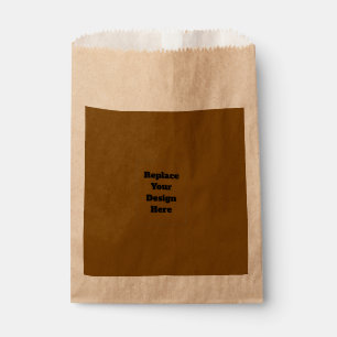 Create Your Own Brown Favour Bag