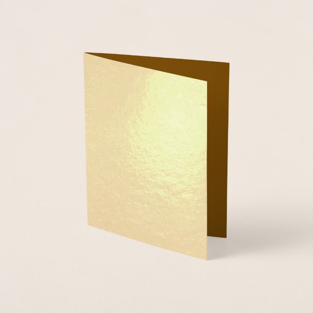 Create Your Own Brown Foil Card (Front)