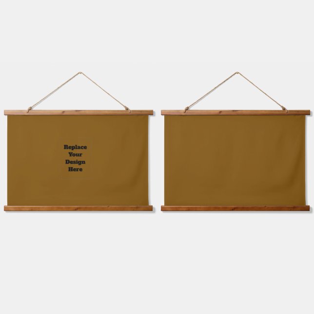 Create Your Own Brown Hanging Tapestry (Double)