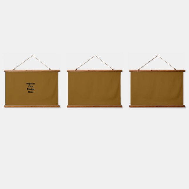 Create Your Own Brown Hanging Tapestry (Triple)