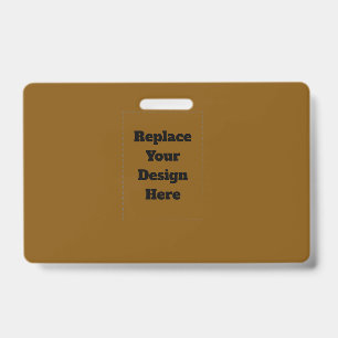 Create Your Own Brown ID Badge
