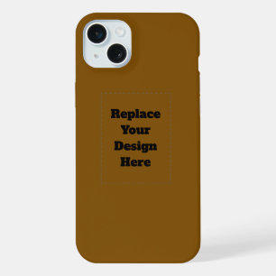 Create Your Own Brown iPhone 15 Plus Case