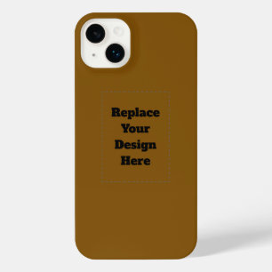 Create Your Own Brown iPhone 14 Plus Case
