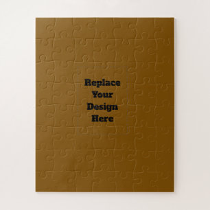 Create Your Own Brown Jigsaw Puzzle