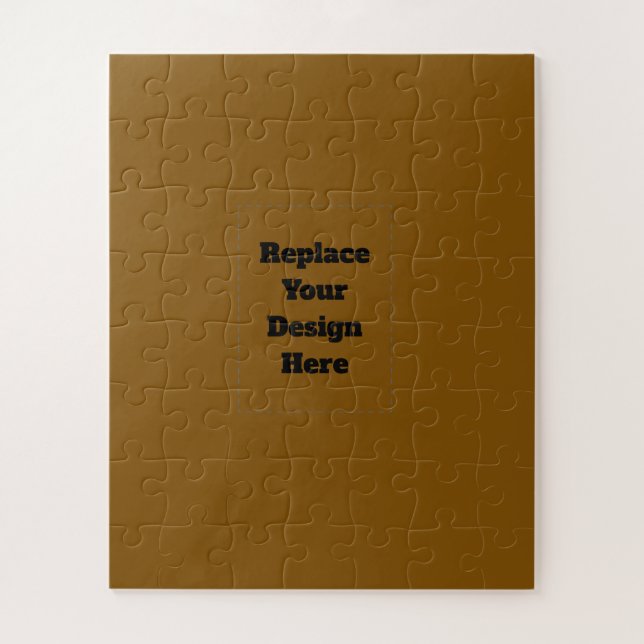 Create Your Own Brown Jigsaw Puzzle (Vertical)