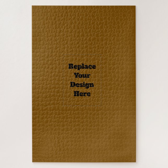 Create Your Own Brown Jigsaw Puzzle (Vertical)