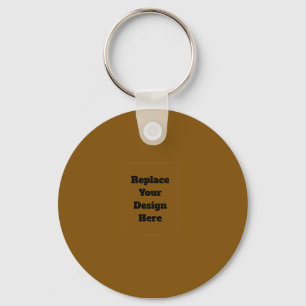 Create Your Own Brown Key Ring