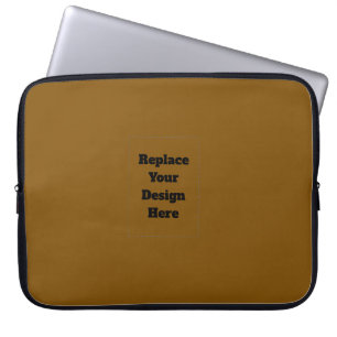 Create Your Own Brown Laptop Sleeve