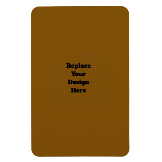 Create Your Own Brown Magnet (Vertical)
