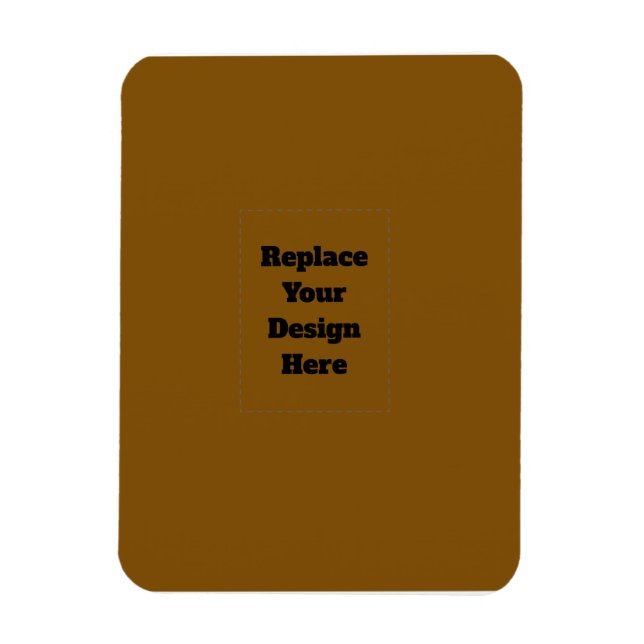 Create Your Own Brown Magnet (Vertical)