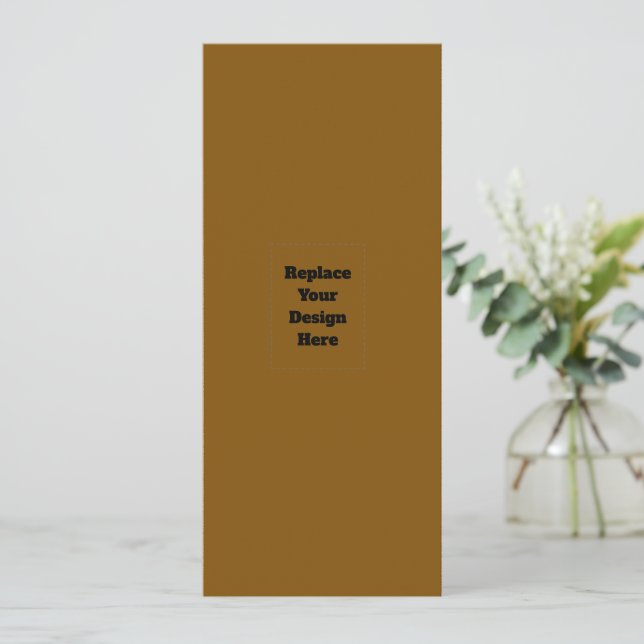 Create Your Own Brown Menu (Standing Front)