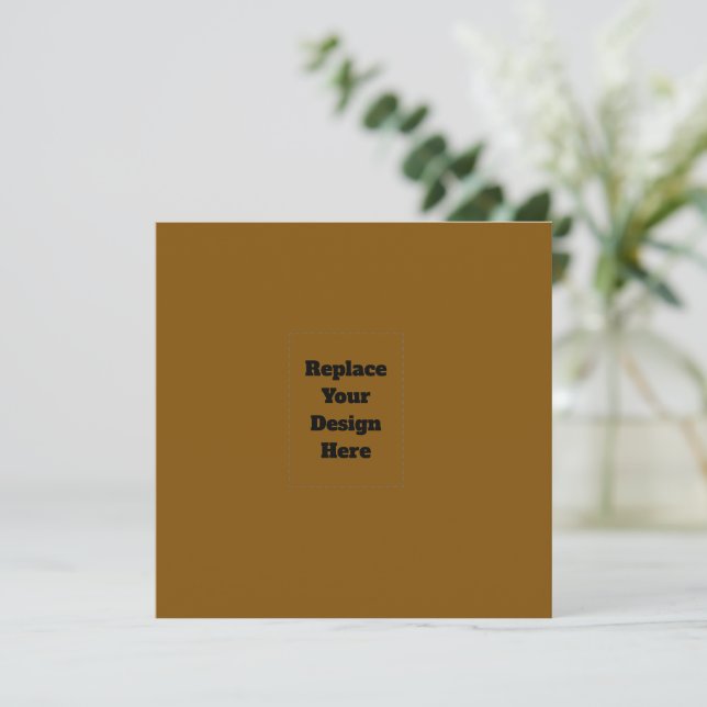 Create Your Own Brown Menu (Standing Front)