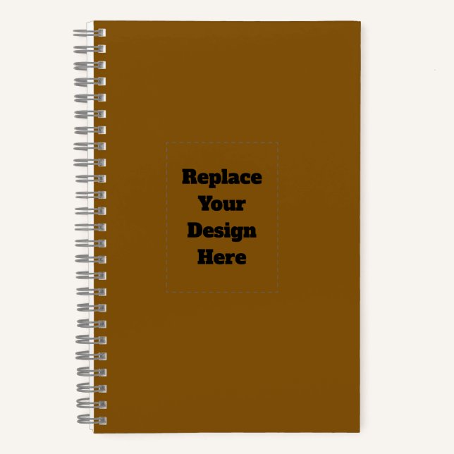 Create Your Own Brown Notebook (Front)