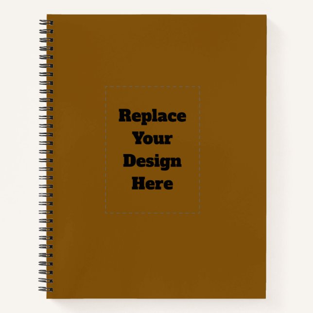 Create Your Own Brown Notebook (Front)