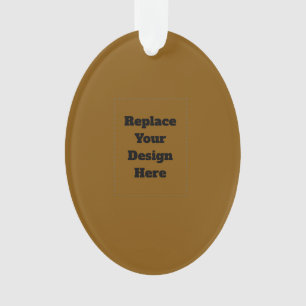 Create Your Own Brown Ornament