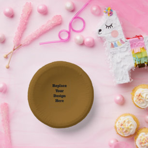 Create Your Own Brown Paper Plate