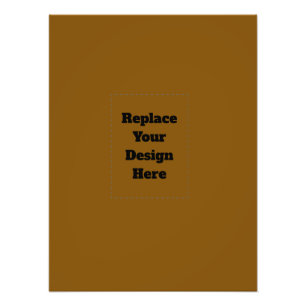 Create Your Own Brown Photo Print