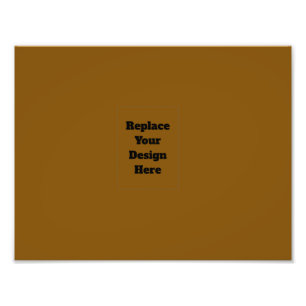 Create Your Own Brown Photo Print
