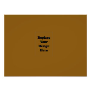 Create Your Own Brown Photo Print