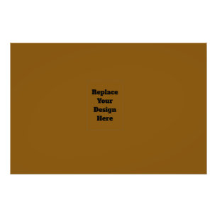 Create Your Own Brown Photo Print