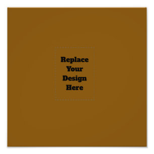 Create Your Own Brown Photo Print